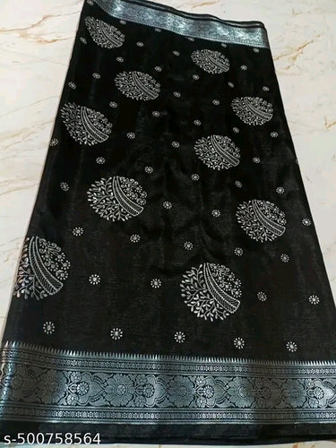 Graceful Banarasi Satin Silk Saree – A Timeless Beauty